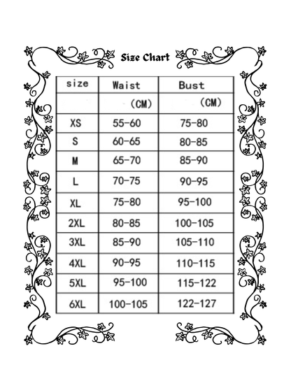 Gotycki Gorset Fantasy Darkness Rogue