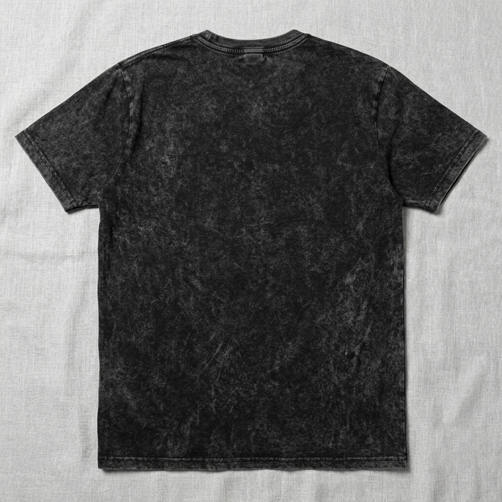 Gotycka Koszulka Unisex Mineral Wash Black Cathedral I – The Raven’s Call
