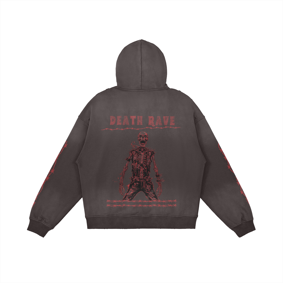 Punk Washed Hoodie Death Rave