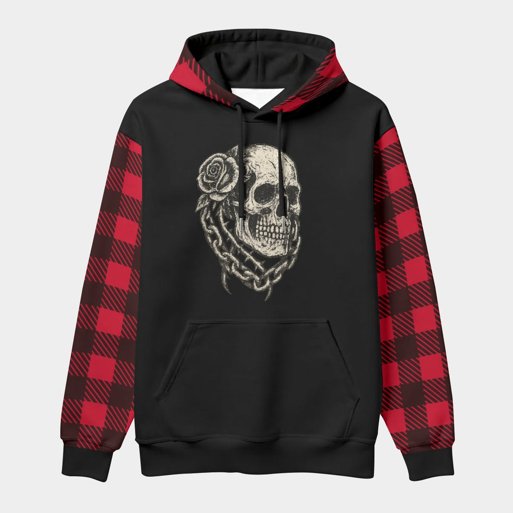 Grunge Tartan Gothic Hoodie 