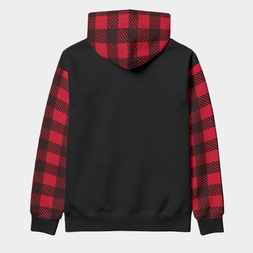 Grunge Tartan Goth Hoodie 