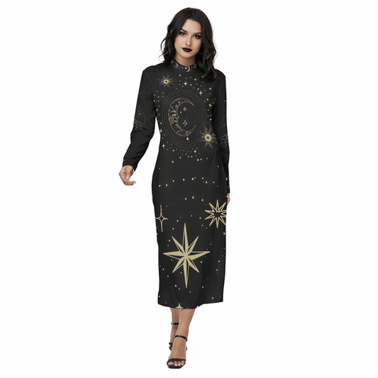 Sukienka Celestial Gothic Midnight Constellation