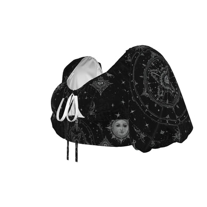 Gotycki Damski Crop Top Celestial Gothic Silver Way