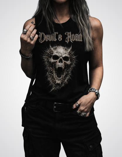 Women Death Metal Tank Top