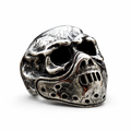 Pierścień Heavy Metalowy Dark Mask Skull