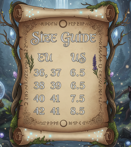 Buty Gotyckie Czarodziejki Wicca | Magical Emerald Wisdom Boots