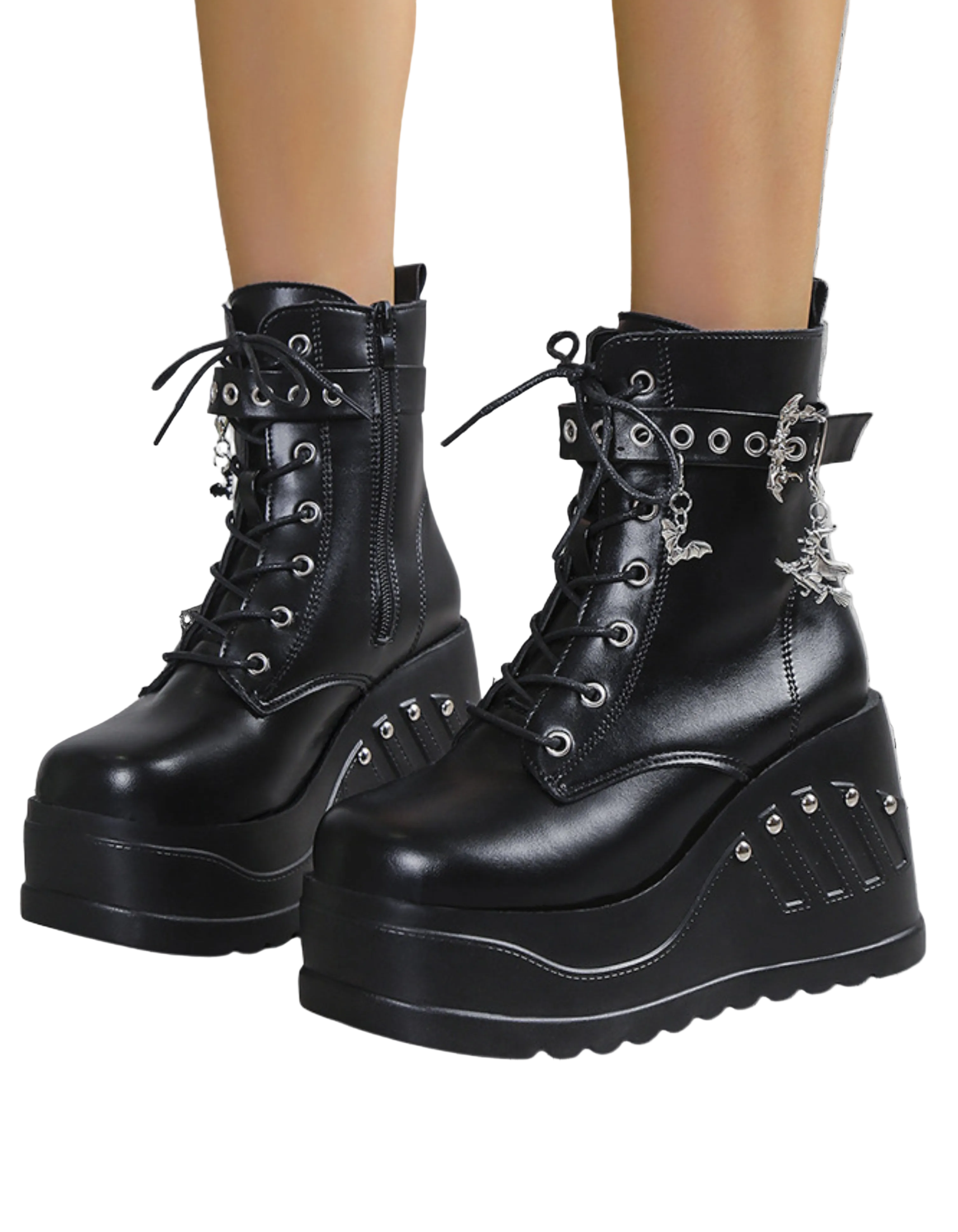 Gothic Boots with bats