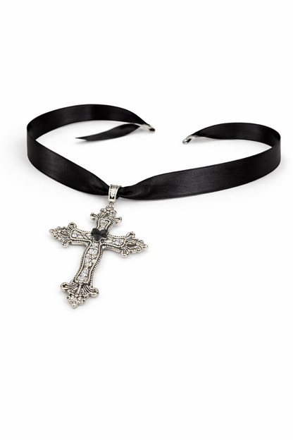 Gotycki Naszyjnik z Krzyżem Gothic Cathedral Power Neckelce