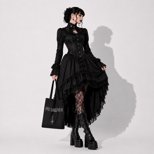 Gotycka Torba Raven Nocturne | Only Darkness Tote Bag