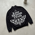 Gotycka Kurtka Bomber Streetwear 310 GSM | Black Cathedral I | 100% Bawełna