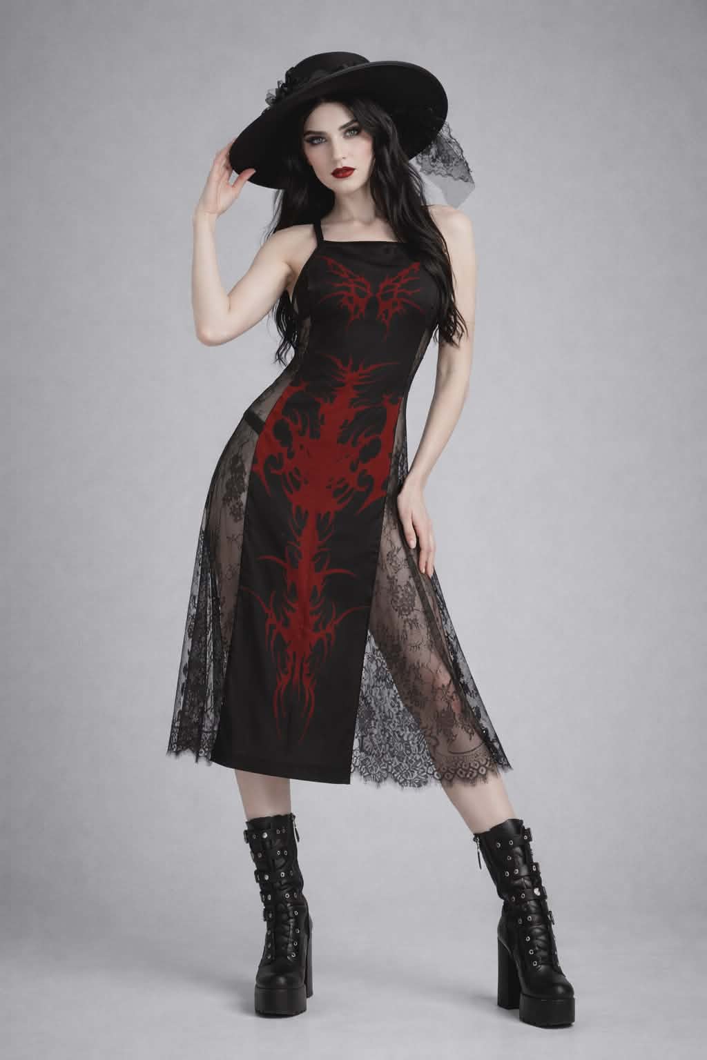 Vampire Gothic Romantic Dress
