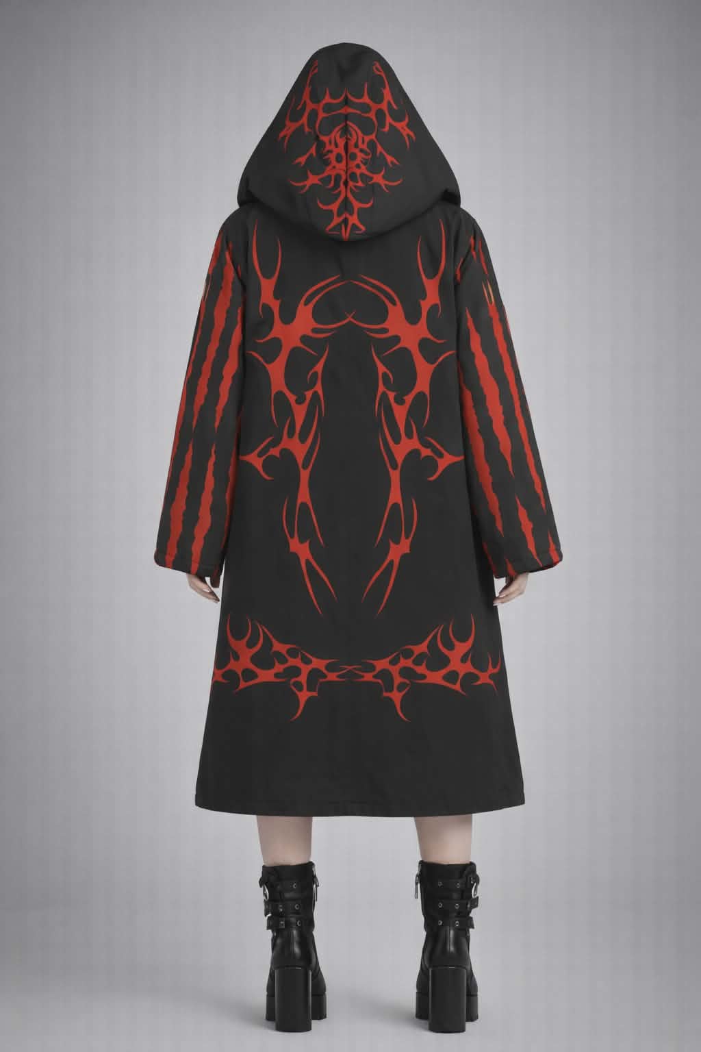 Gotycki Płaszcz Wiktoriański Vampire Dark Coat