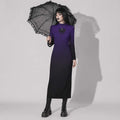 Noctivora Eclipse | Gotycka Wampiryczna Sukienka Ombre Dark Queen