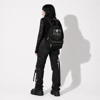 Memento Mori Gothic Backpack | Victorian Darkwear Bag