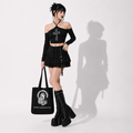 Gotycka Torba Wiedźmy Moonveil | Witchcore Occult Tote Bag