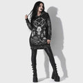 Gotycka Bluza Regular Fit Demon Velvet | Occult Cathedral Hoodie