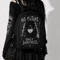 Gotycki Plecak Y2K „Only Darkness” – Darkwear Backpack z Motywem Anime Goth