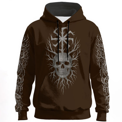 Slavic Gothic Hoodie Pagan Forest Ghost