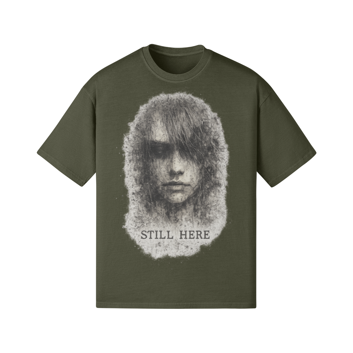 Grunge Washed Cotton T-shirt