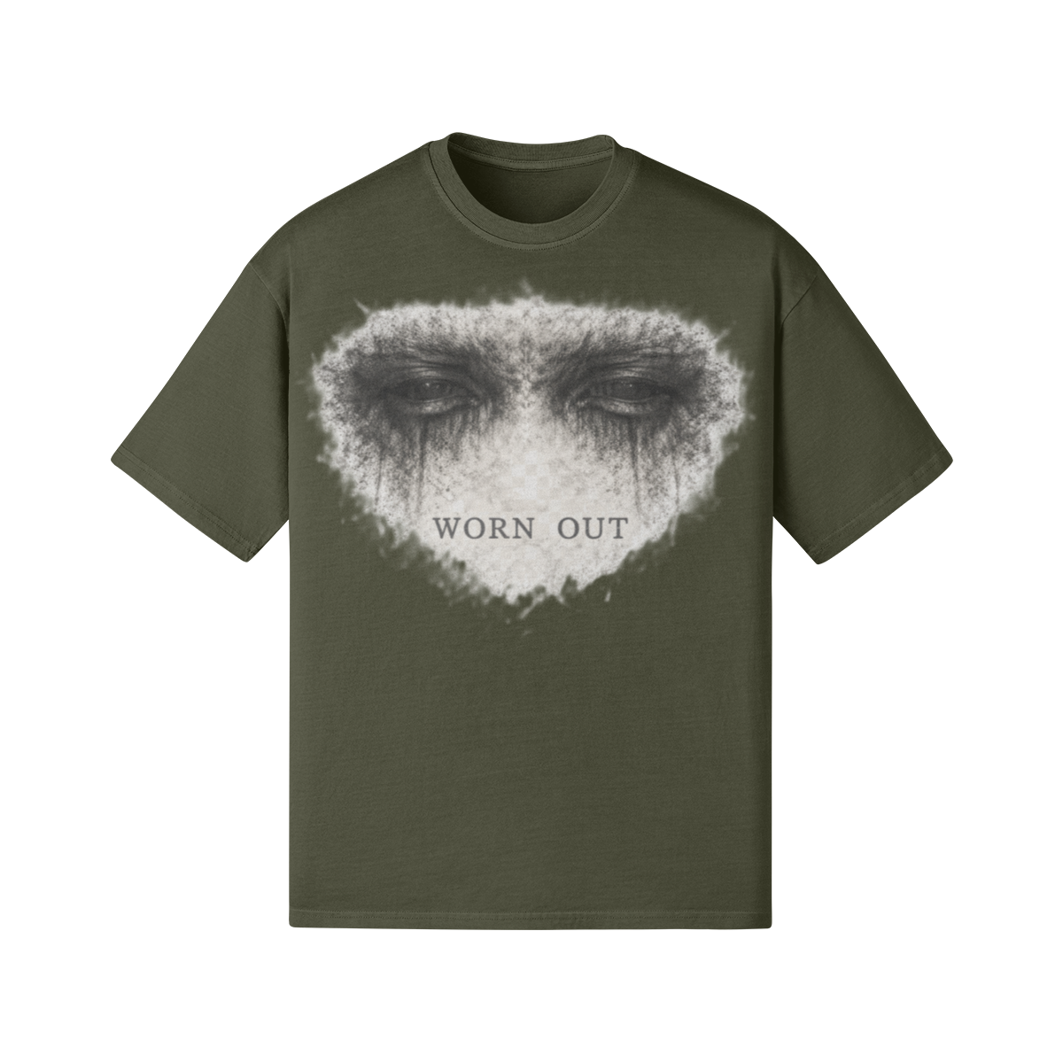 Grunge Dark Style Cotton Top