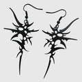 Kolczyki Asymetryczne Grunge Steel Chaos