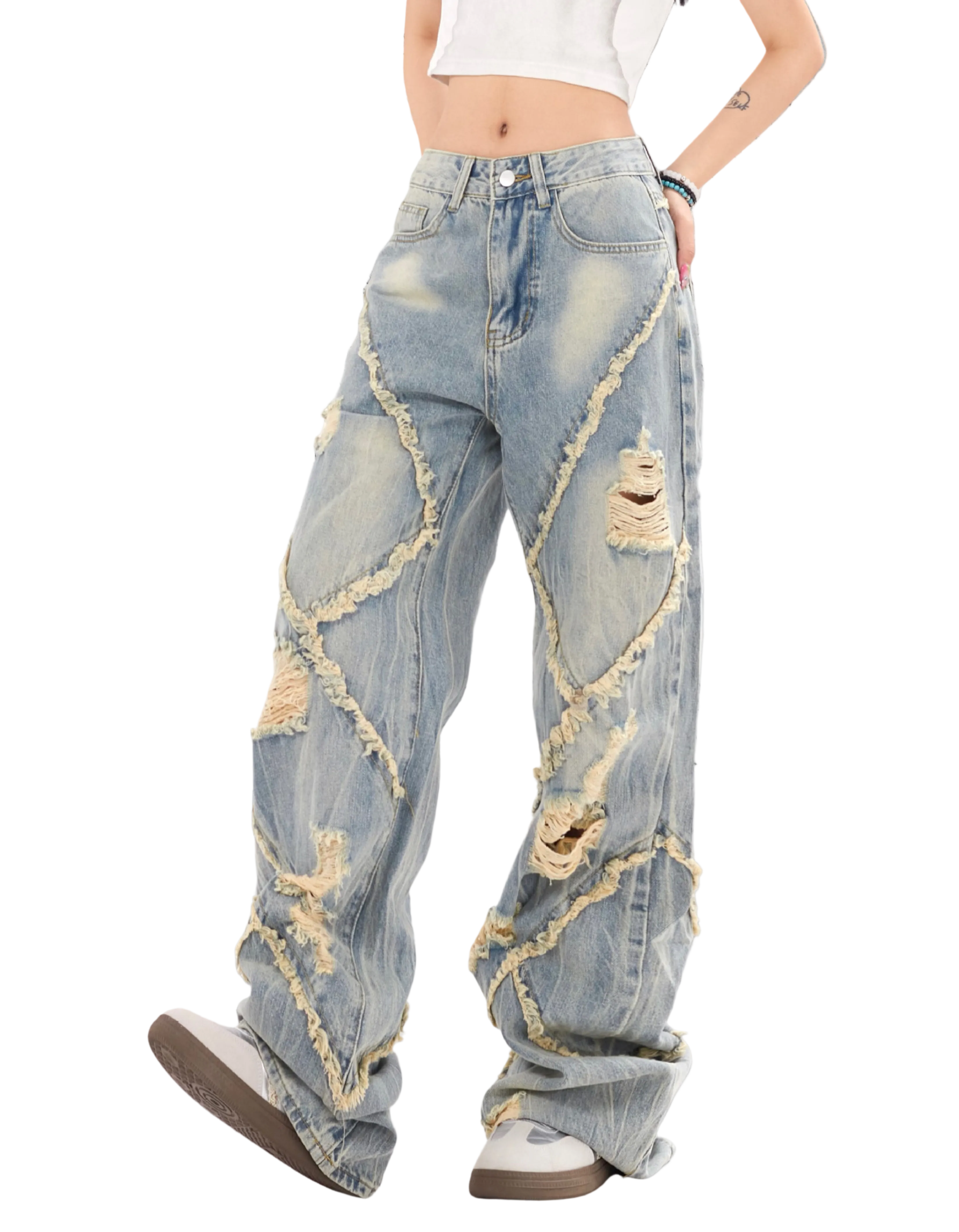 Grunge Y2K Jeans Pants