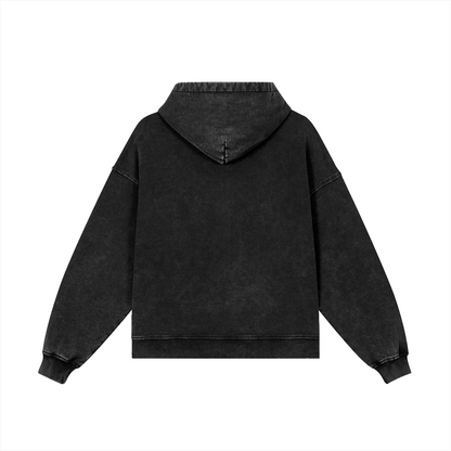 Gotycka Bluza Unisex Zip z kapturem Mystic Gothic Cross Bawełna 440gsm