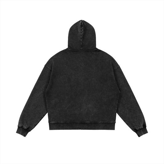 Gotycka Bluza Unisex Zip z kapturem Mystic Gothic Cross Bawełna 440gsm