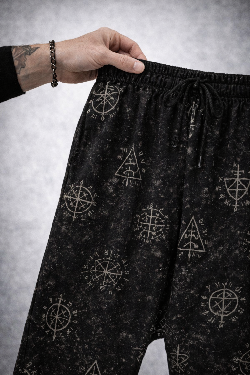 Nordyckie Męskie Spodnie Gotyckie Typu Harem- Nordic Gothic Run Warrior Pants