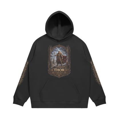Nordic Gothic Cotton Hoodie 