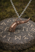 Nordycki Naszyjnik Horn of Valhalla's Feast Rose Gold