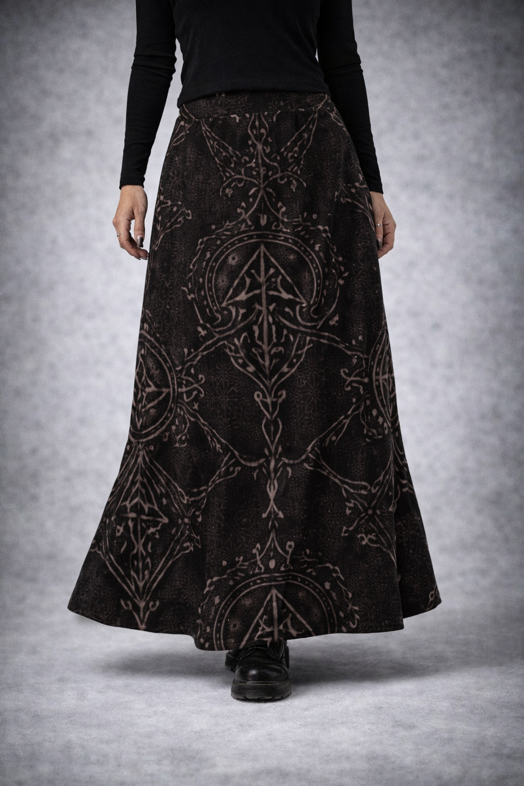 Runiczna Spódnica Maxi Nordic Gothic - North Runs Ladies