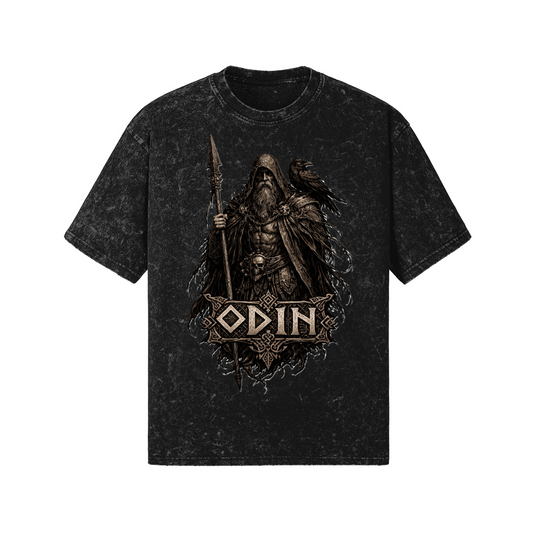 Nordic Gothic Viking Cotton T-shirt