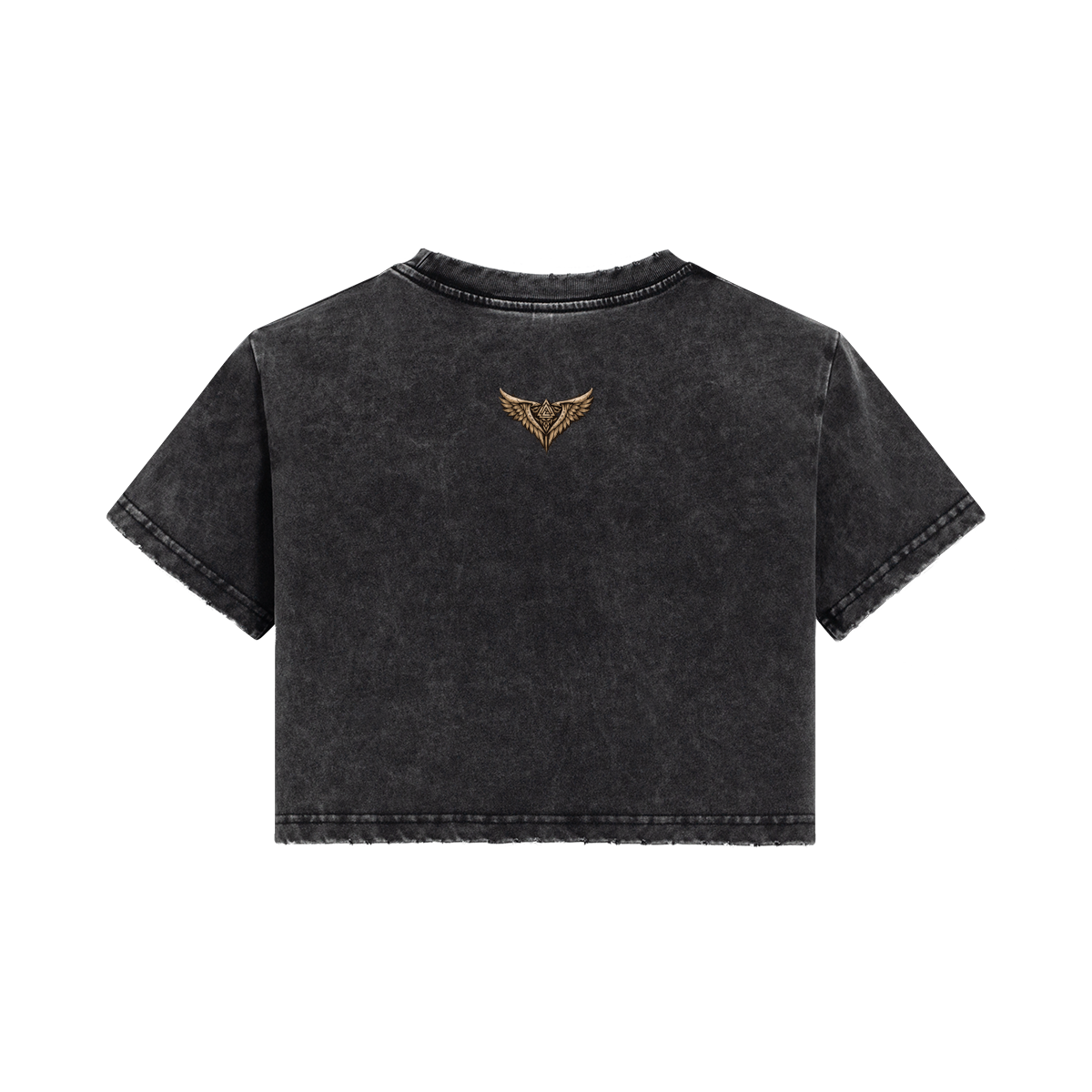 Nordic Gothic Women Cotton Crop Top 