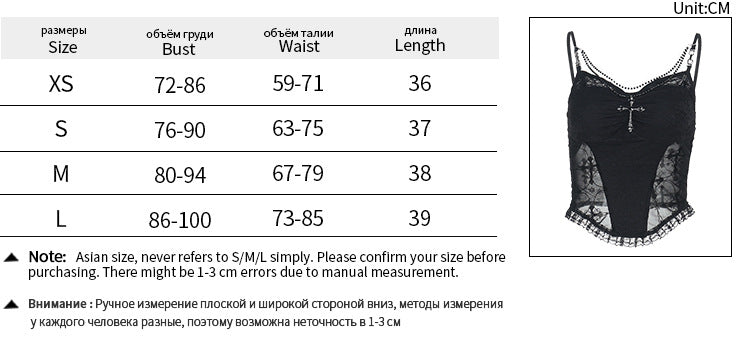 Czarny Top Altgotycki