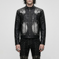 Punkowa Kurtka Motocyklowa Unisex | Ash Requiem | Punkgoth Streetwear