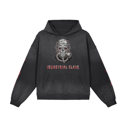 Industrial Punk Black Hoodie