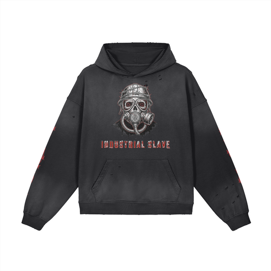 Industrial Punk Black Hoodie