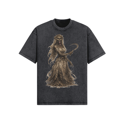 T-shirt with slavic demon