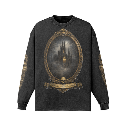 Victorian Cotton Tee with Gothic Castle