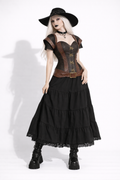 Gorset Gotycki Shadow Rogue Armor – Dark Fantasy Style | Pancerz na Talię Black Assassin