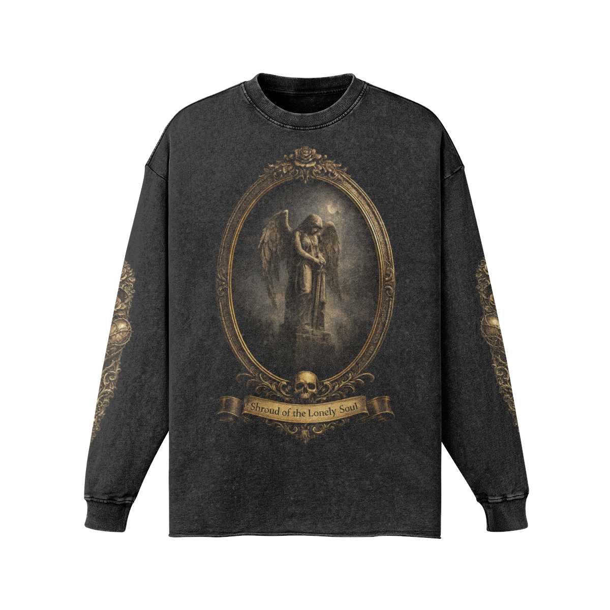 Gothic Long-Sleeve Cotton Tee