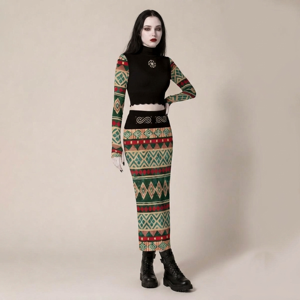 Słowiański Komplet Gotycki | Córka Peruna | Slavic Gothic Heritage Set