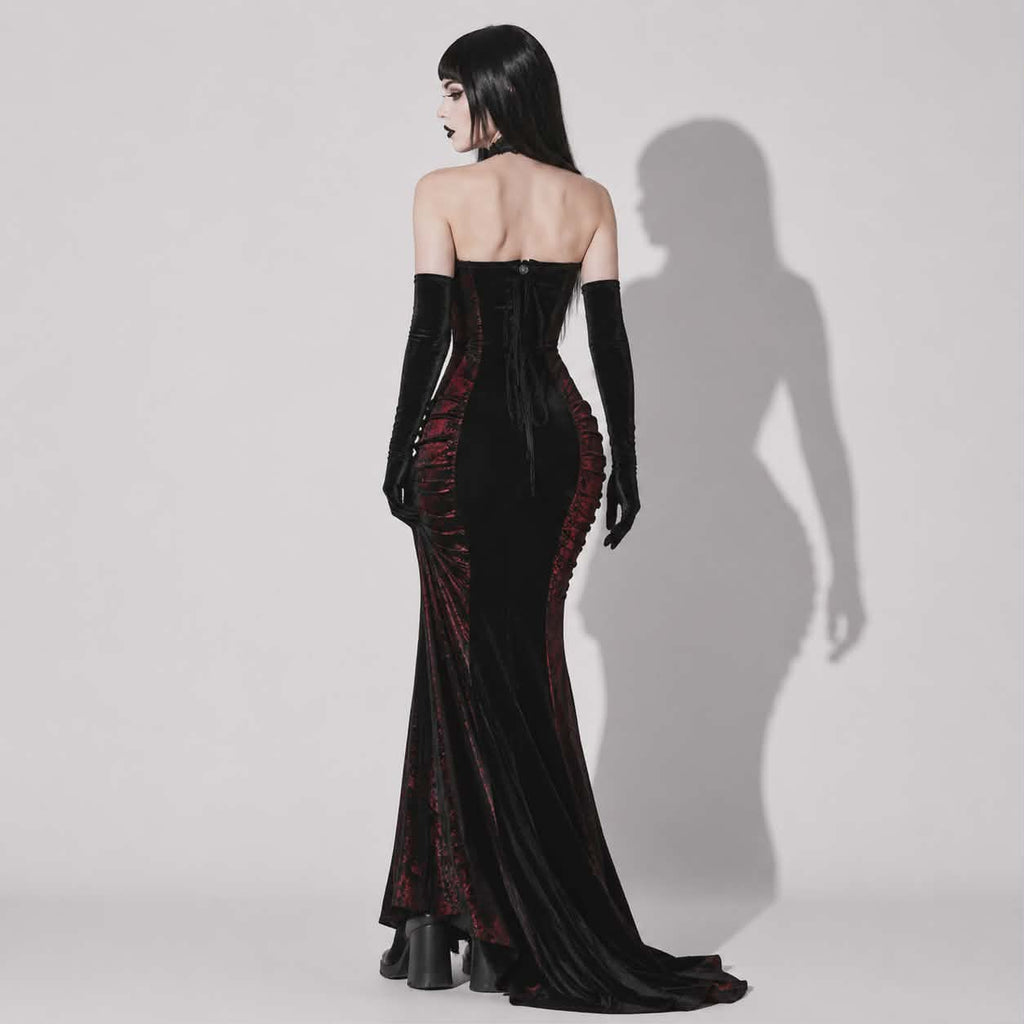 Vampire Princess Nocturna | Wampiryczna Gotycka Suknia Królewska Dark Elegance