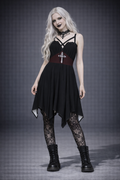 Gotycka Sukienka Mini Dark Victorian Cross | Victorian Gothic Princess