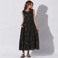 Sukienka Witchmoon Slavic Ritual | Gothic Witchcore Cotton Maxi Dress