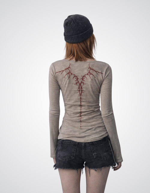 Grunge cotton top