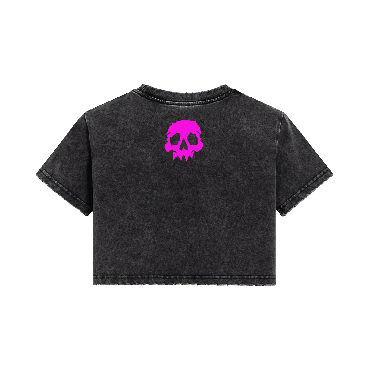 Punk Rock Pastel Washed Crop Top 