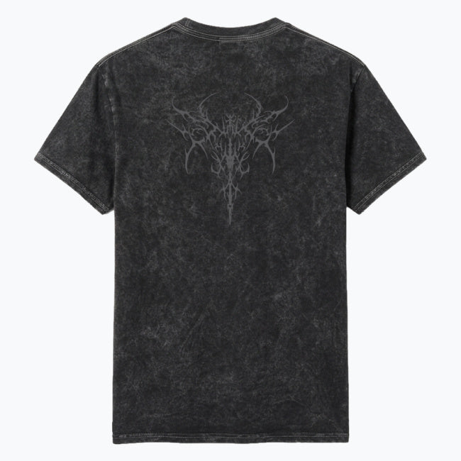 Gotycka Koszulka Unisex Washed – DARK MIND NIGHT FOREST | 100% Bawełna