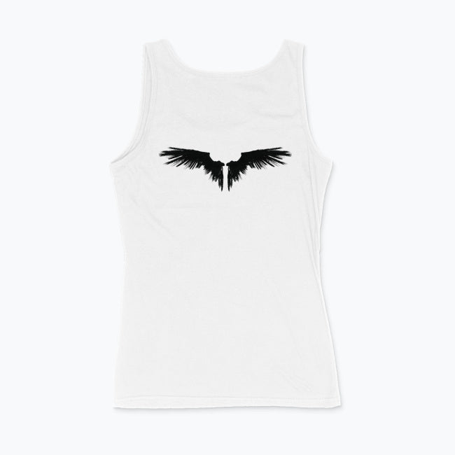 Gotycki Tank Top Damski – GRUNGE GOTH SIGIL 667 | Dopasowany 100% Bawełna